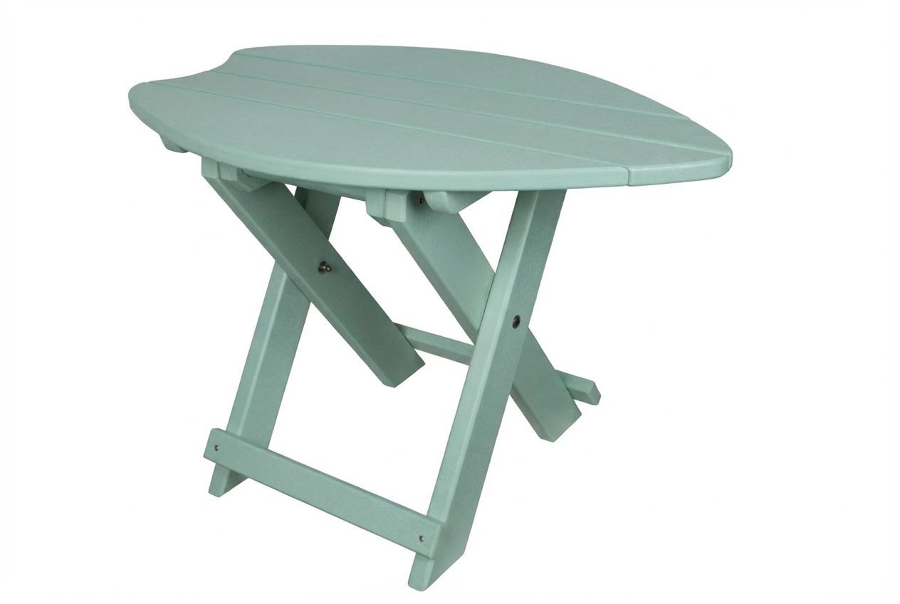 Folding Surfboard End Table | SurfAira Collection