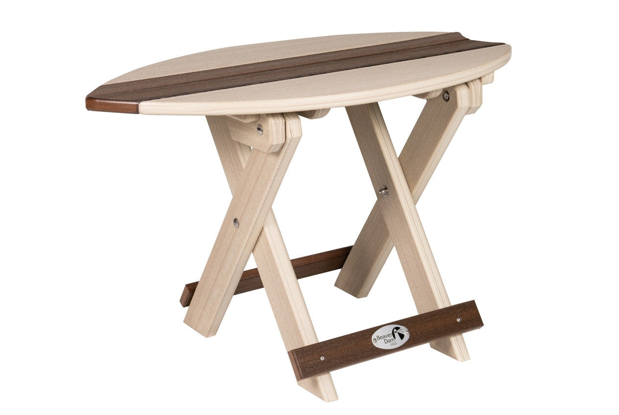 Folding Surfboard End Table | SurfAira Collection