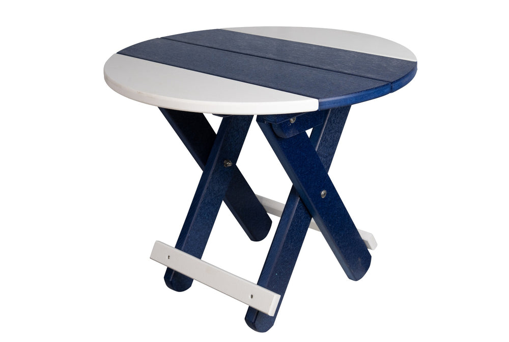 22" Round Folding End Table | Bayside Collection
