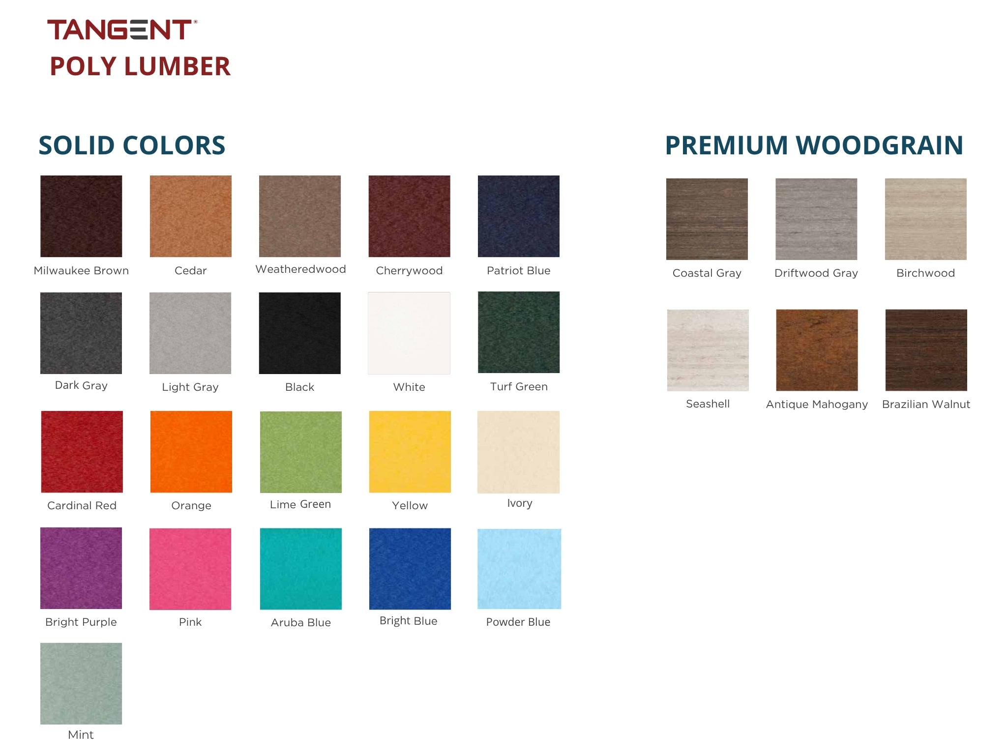 Tangent Color Sample by Beaver Dam Shop