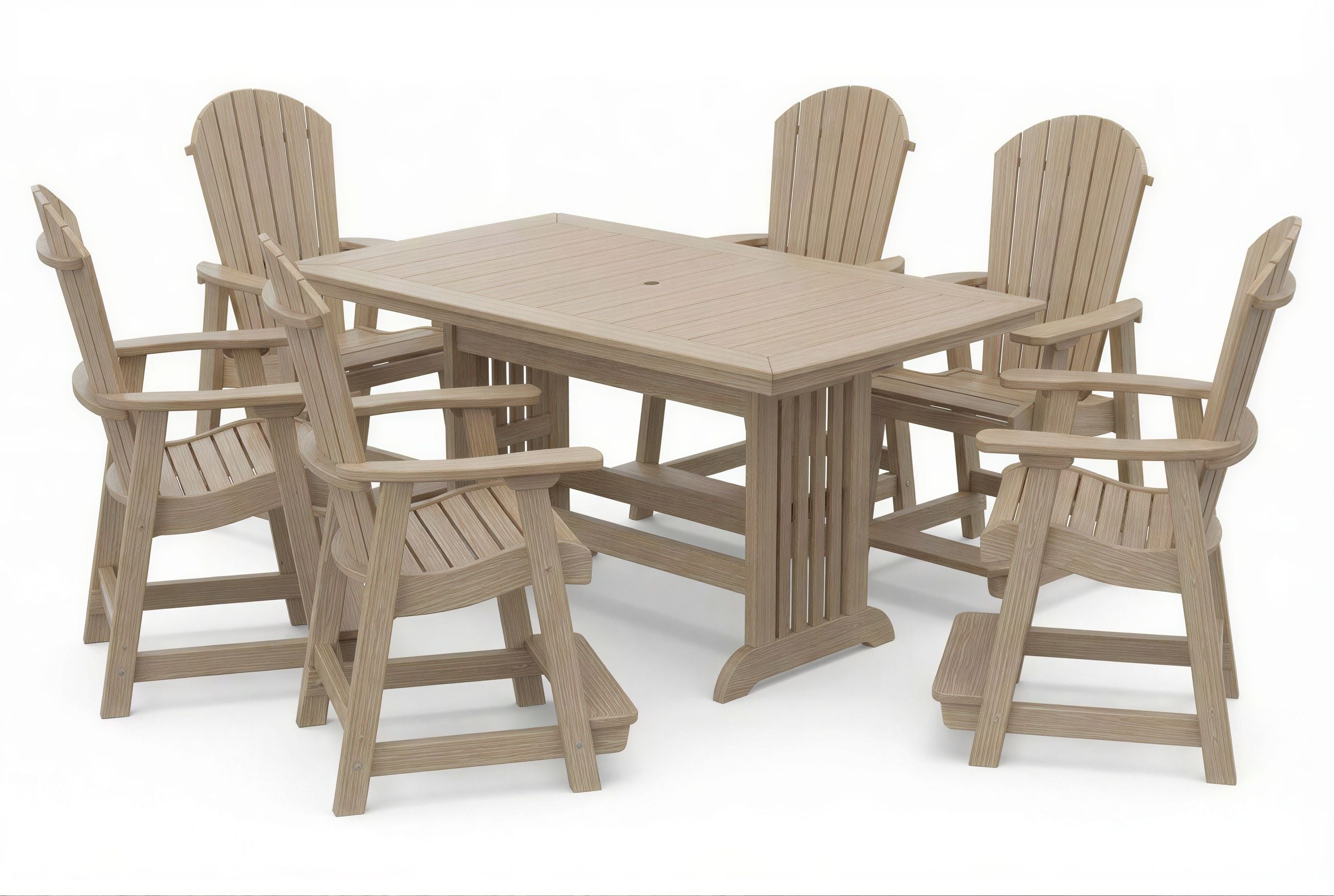 Mission Table & Chairs Set