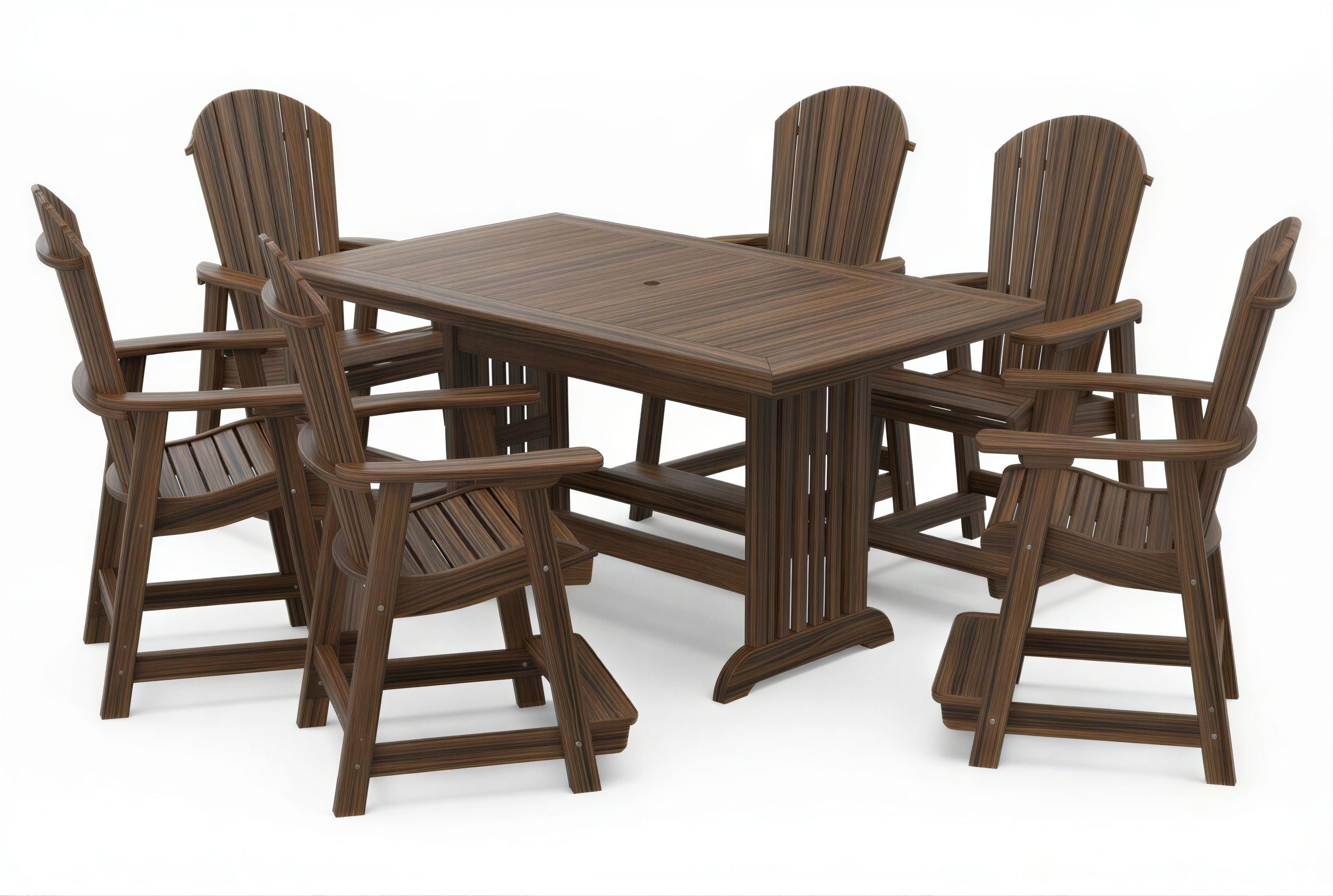 Mission Table & Chairs Set