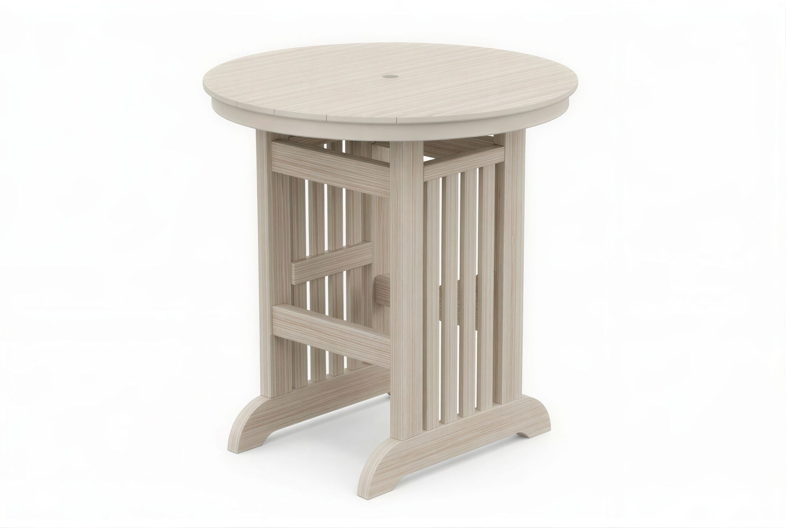 Round Mission Bar Table