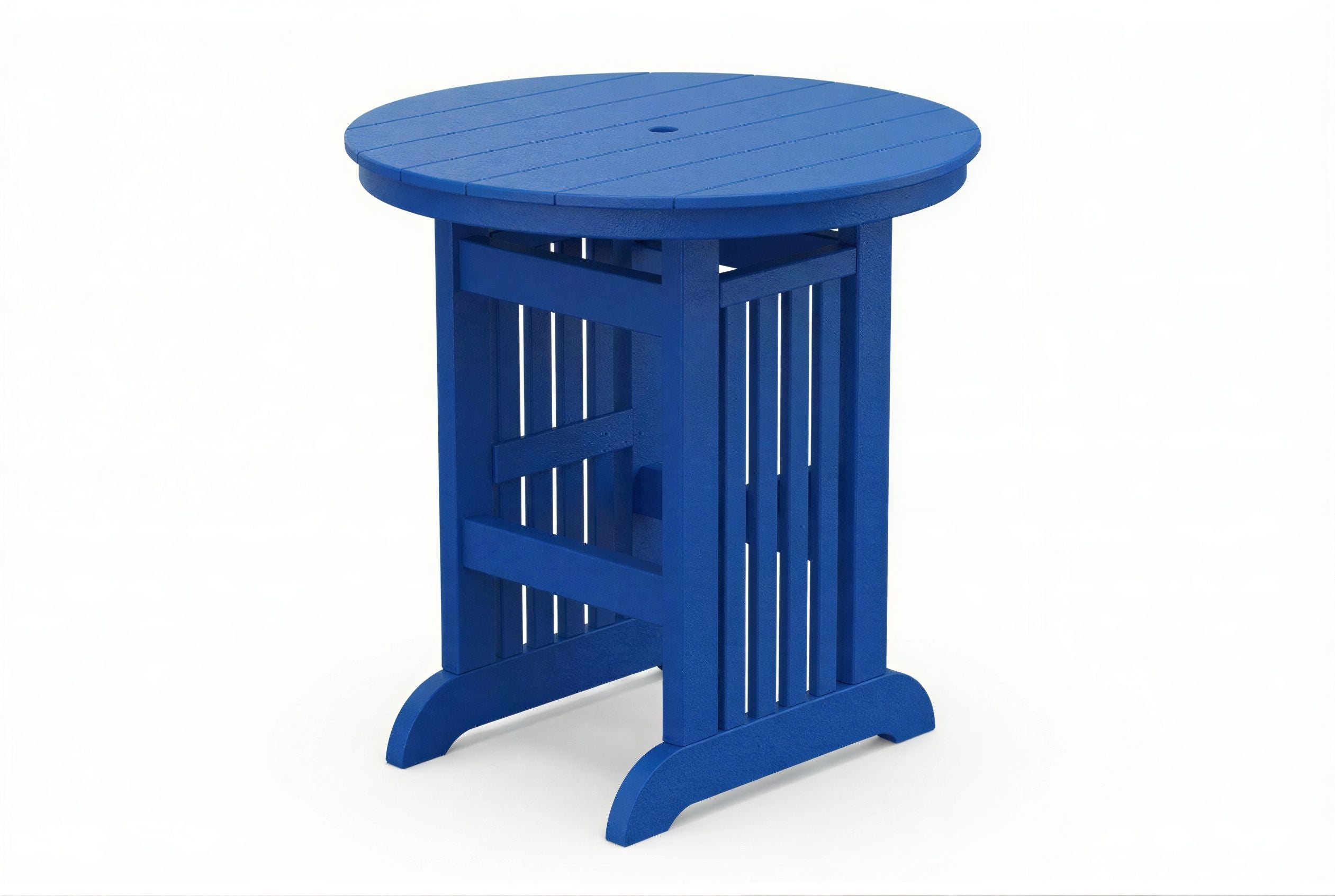 Round Mission Bar Table