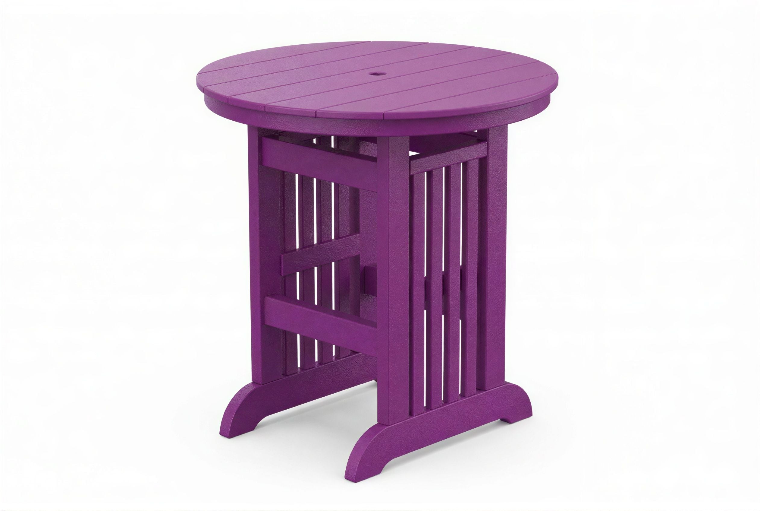 Round Mission Bar Table