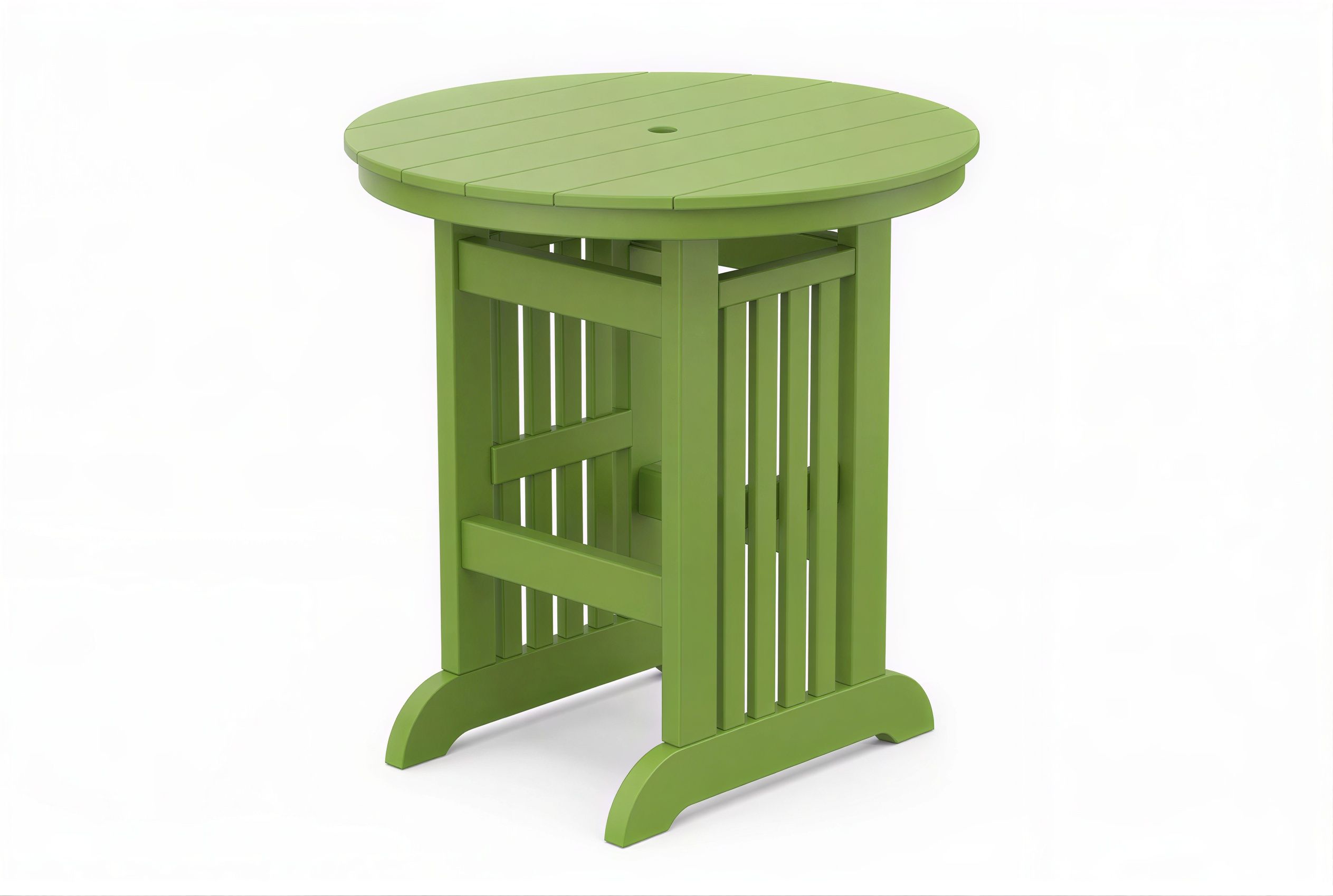 Round Mission Bar Table