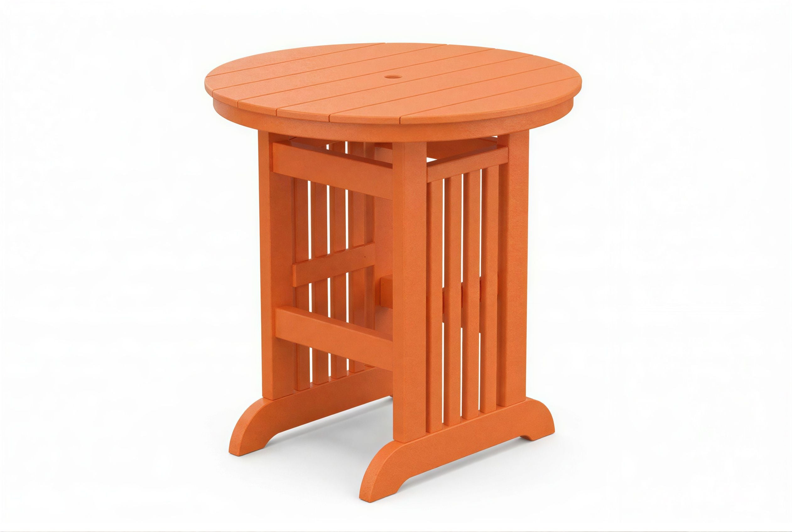 Round Mission Bar Table