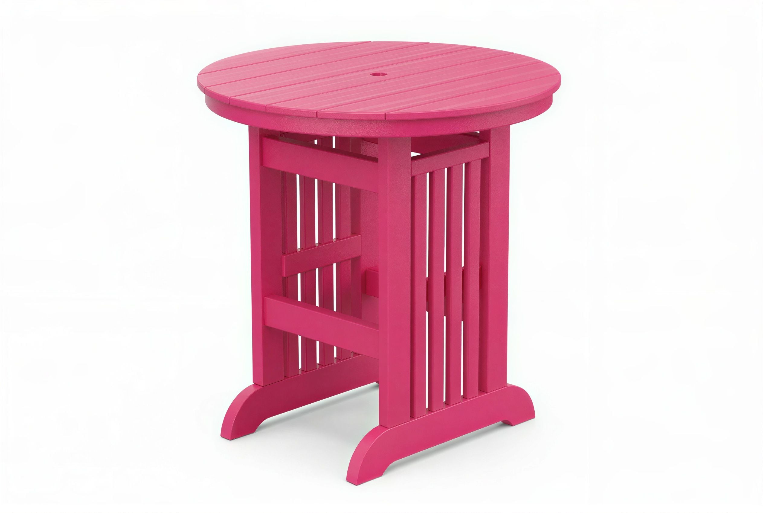 Round Mission Bar Table