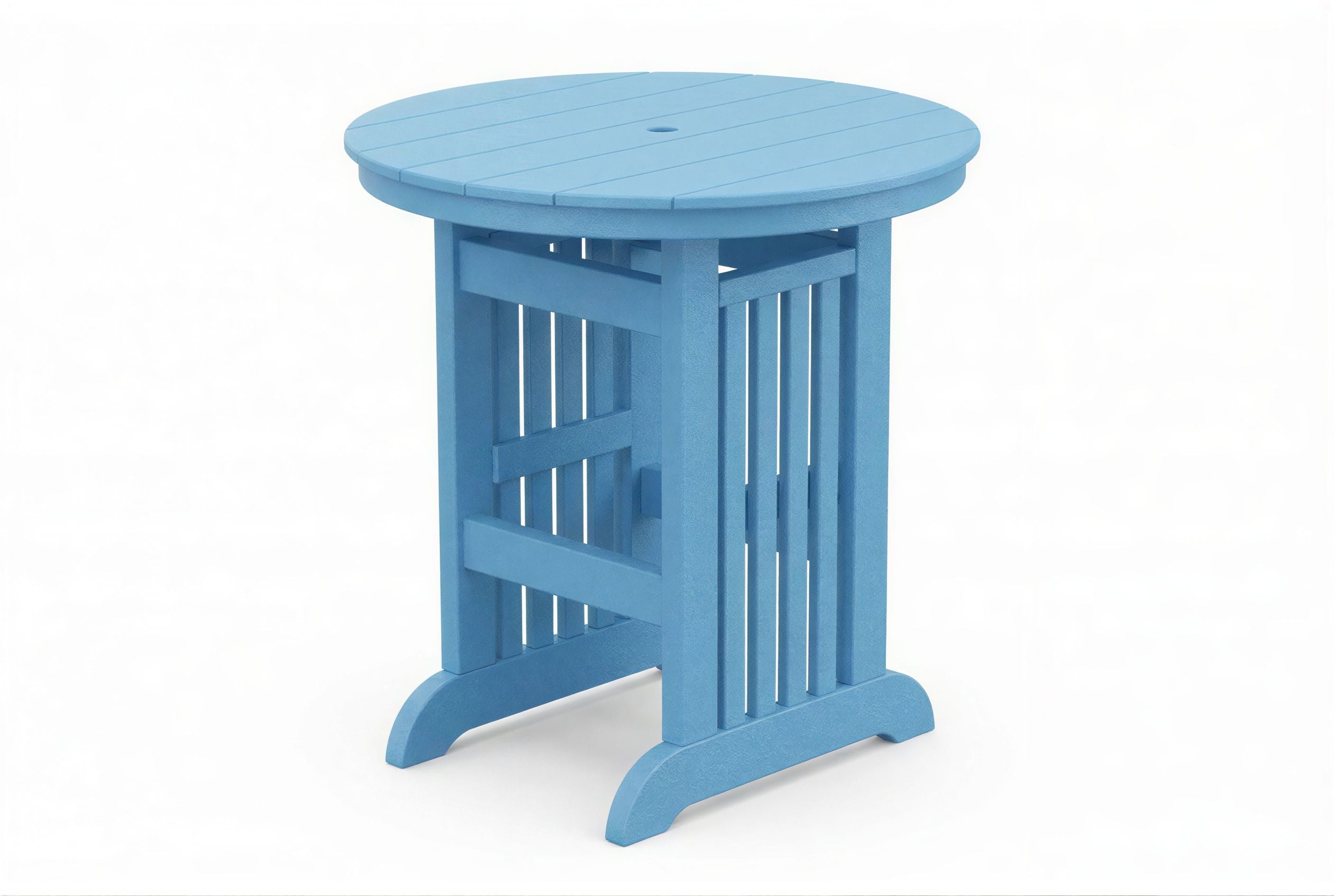 Round Mission Bar Table