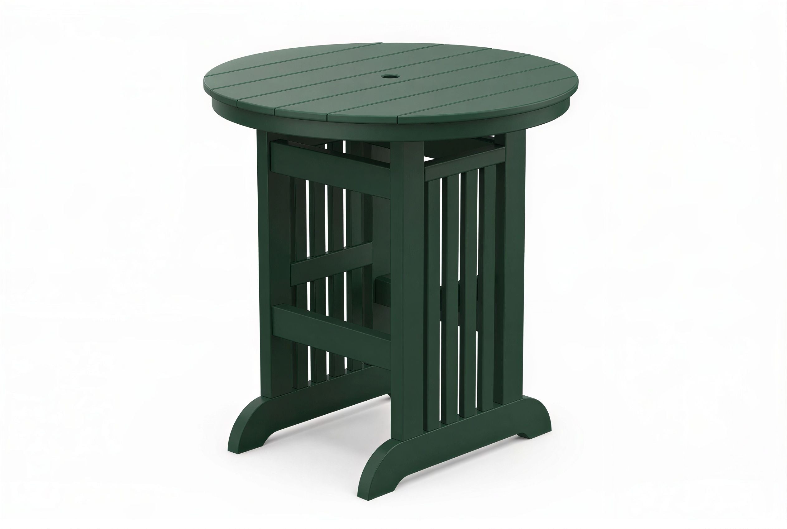 Round Mission Bar Table