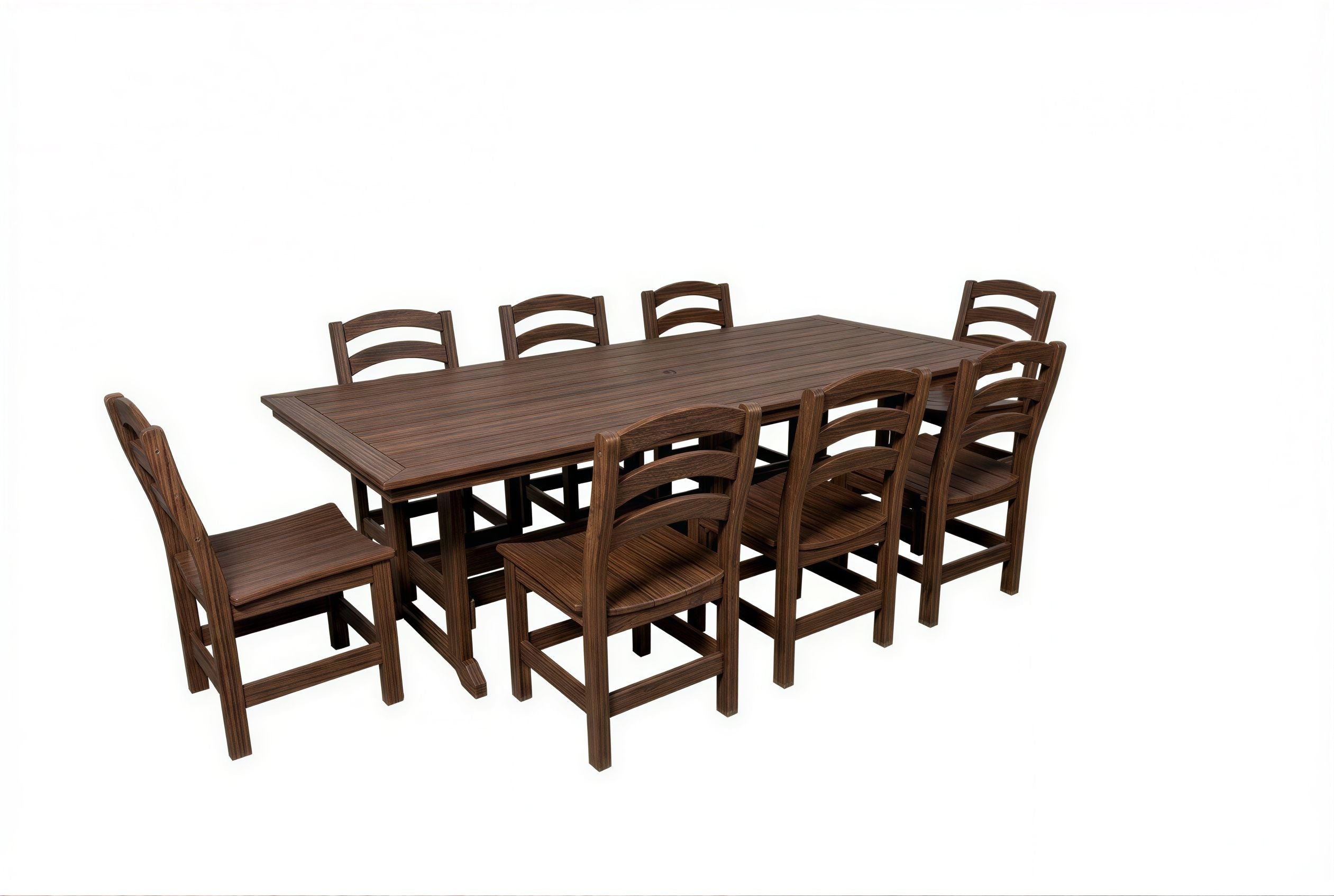 43" x 96" Rectangular Table & Chairs Set | Seabreak Collection