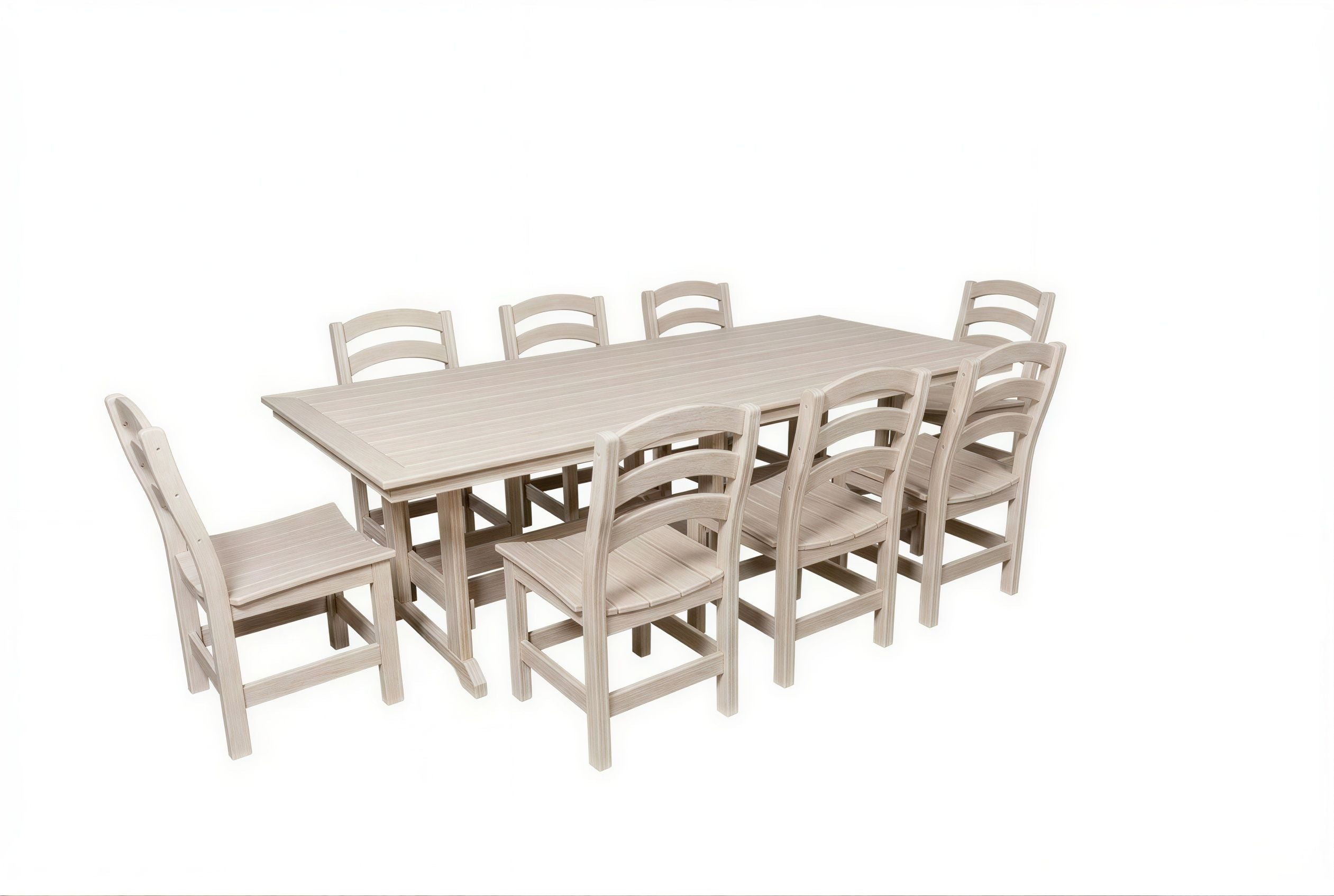 43" x 96" Rectangular Table & Chairs Set | Seabreak Collection