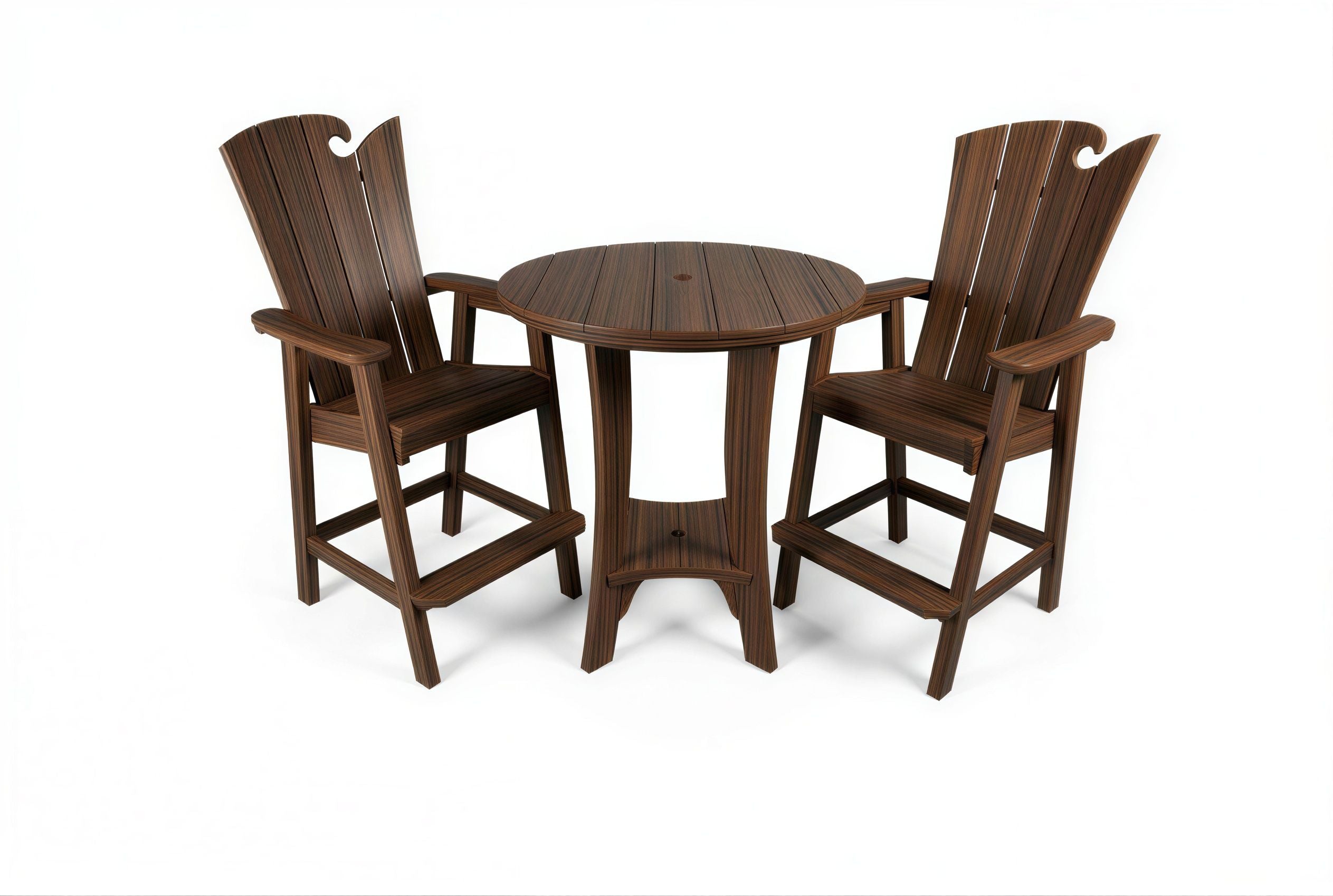 3-Piece Bistro Table & Chairs Set | Serenity Collection