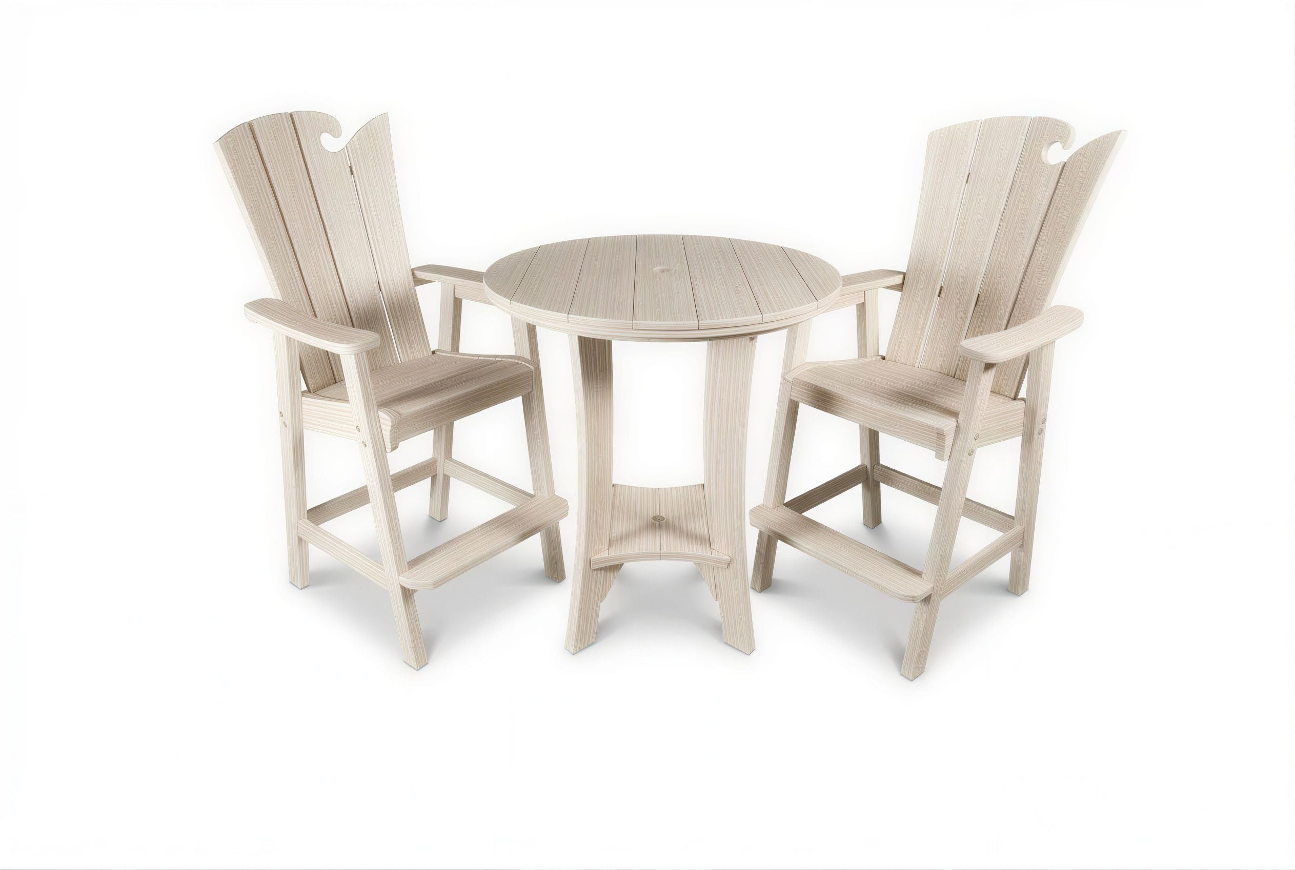3-Piece Bistro Table & Chairs Set | Serenity Collection