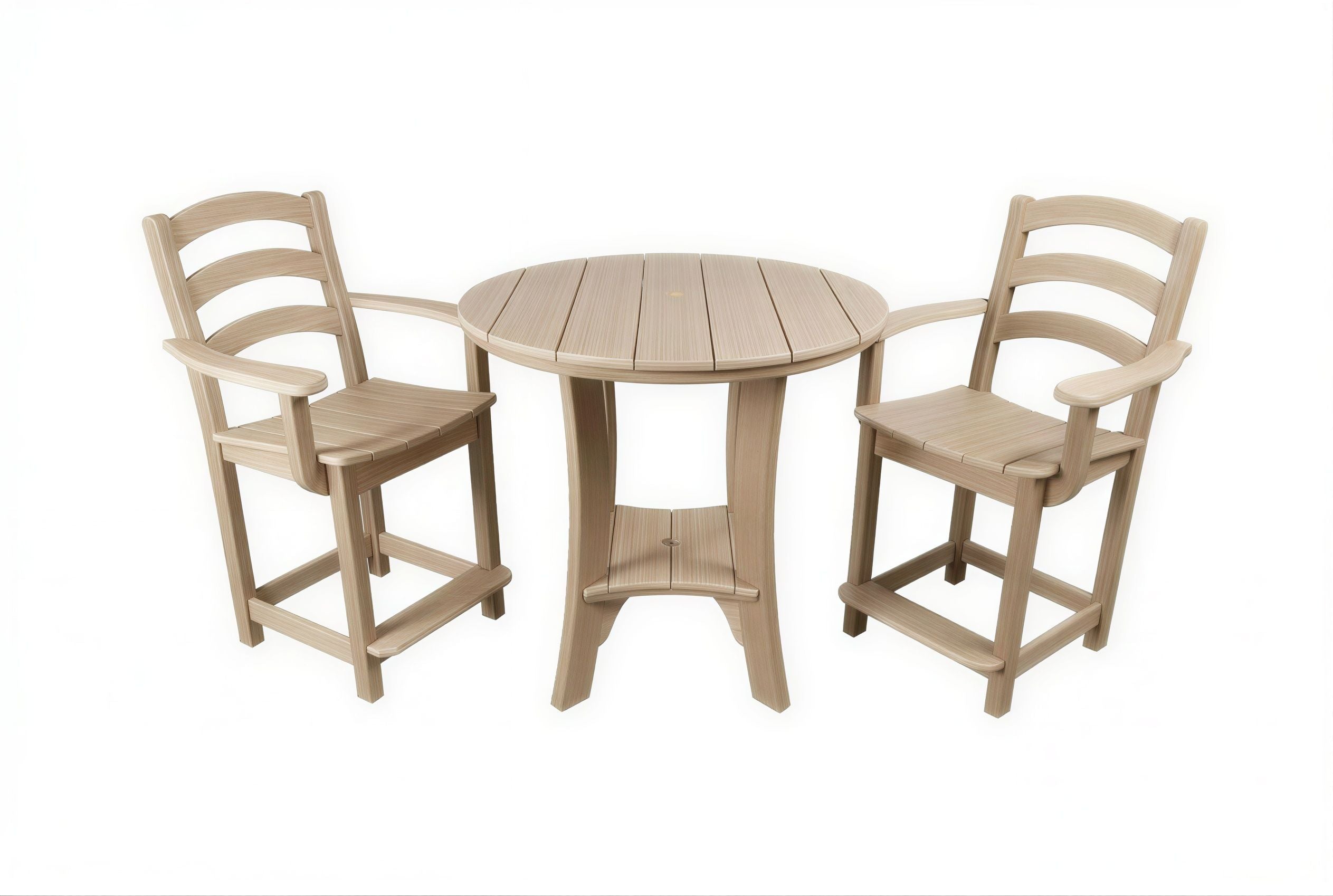3-Piece Bistro Table & Chairs Set | Serenity Collection