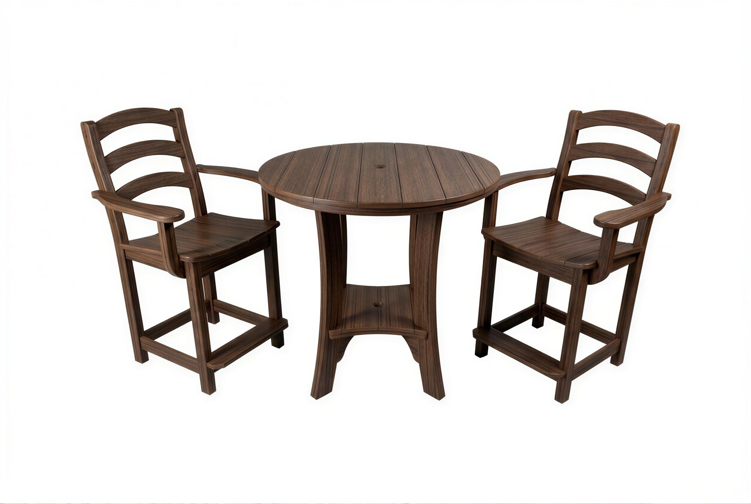 3-Piece Bistro Table & Chairs Set | Serenity Collection