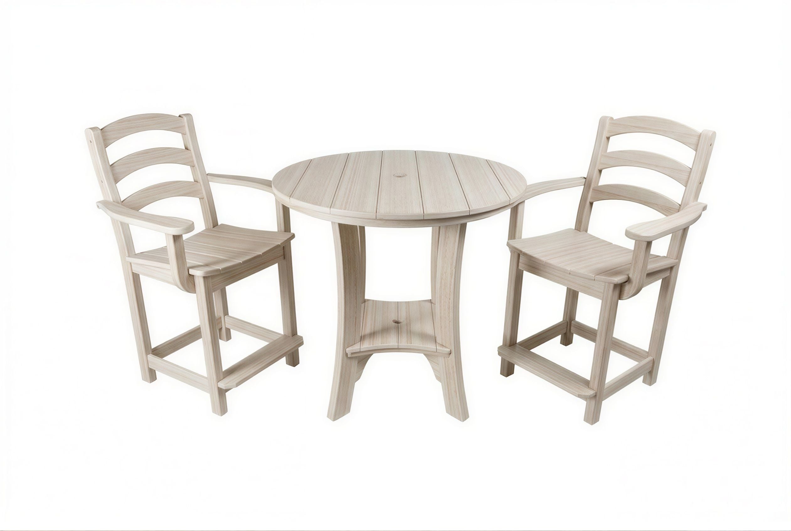 3-Piece Bistro Table & Chairs Set | Serenity Collection
