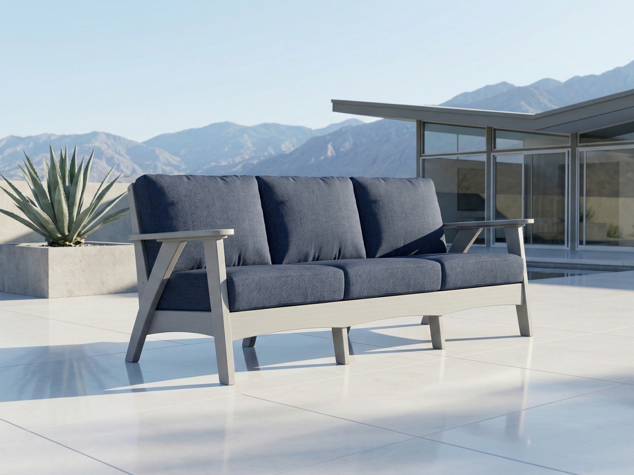 Poly Deep Seating Sofa - Regency Outdoor Furniture by Beaver Dam